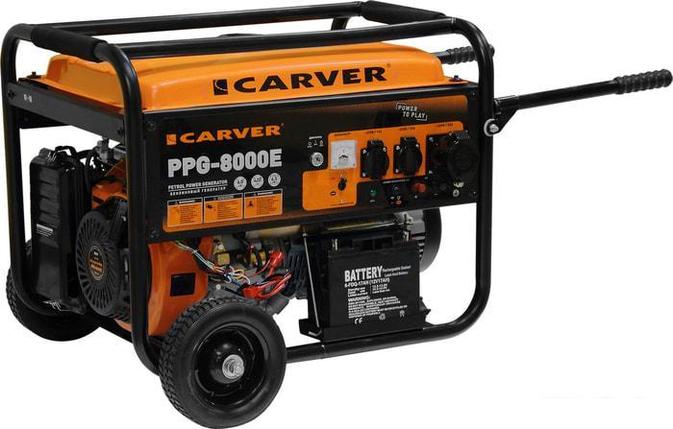 Бензиновый генератор Carver PPG-8000E, фото 2
