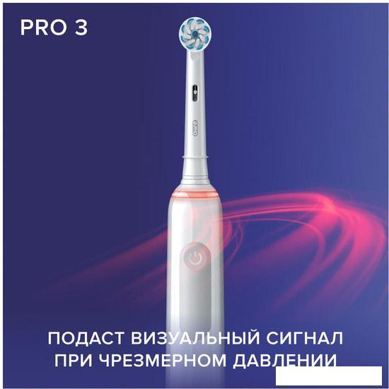 Комплект зубных щеток Oral-B Pro 3 3500 Duo Cross Action + Sensi White D505.523.3H - фото 5 - id-p222454388