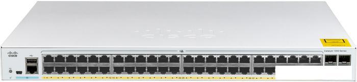 Управляемый коммутатор 2-го уровня Cisco Catalyst C1000-48T-4G-L - фото 1 - id-p222883251