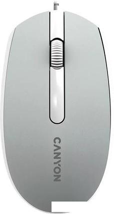 Мышь Canyon M-10 (серый/белый), фото 2