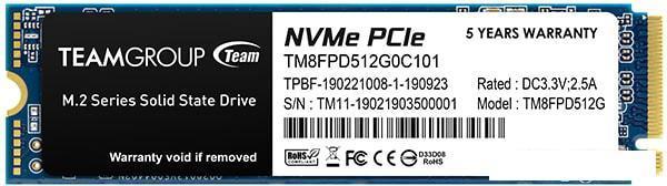 SSD Team MP33 PRO 512GB TM8FPD512G0C101, фото 2