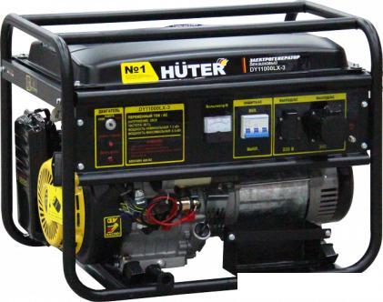 Бензиновый генератор Huter DY11000LX-3