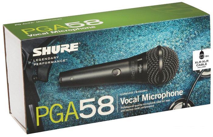 Микрофон Shure PGA58-XLR - фото 3 - id-p222972960