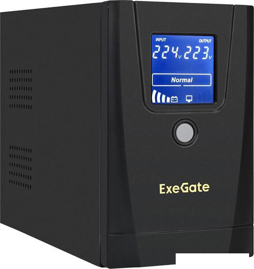 Источник бесперебойного питания ExeGate SpecialPro Smart LLB-900.LCD.AVR.1SH.2C13.RJ.USB EX292780RUS