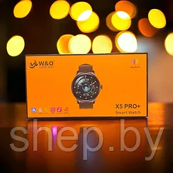 Умные часы Smart Watch W&O X5 Pro + , Смарт часы для мужчин 2024, iOS, Android, Bluetooth звонки, 2 Ремешка