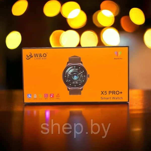 Умные часы Smart Watch W&O X5 Pro + , Смарт часы для мужчин 2024, iOS, Android, Bluetooth звонки, 2 Ремешка - фото 1 - id-p223025416