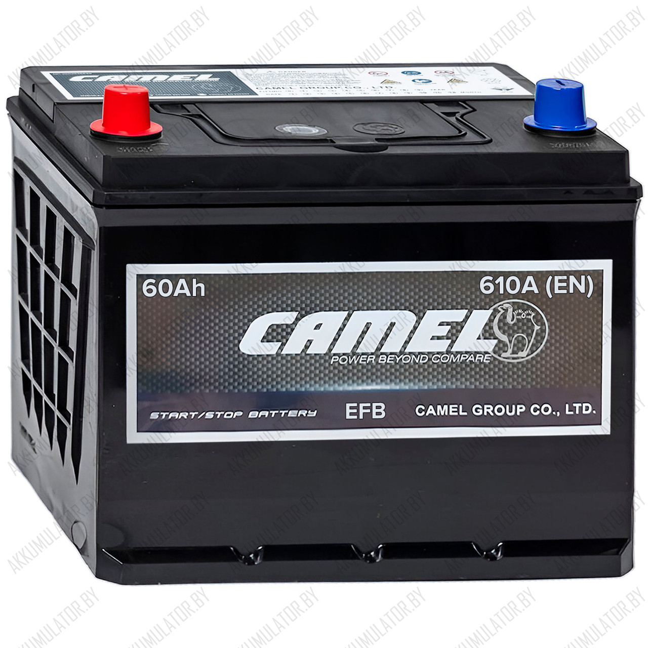 Аккумулятор Camel Asia EFB / 60Ah / 610А / Прямая полярность