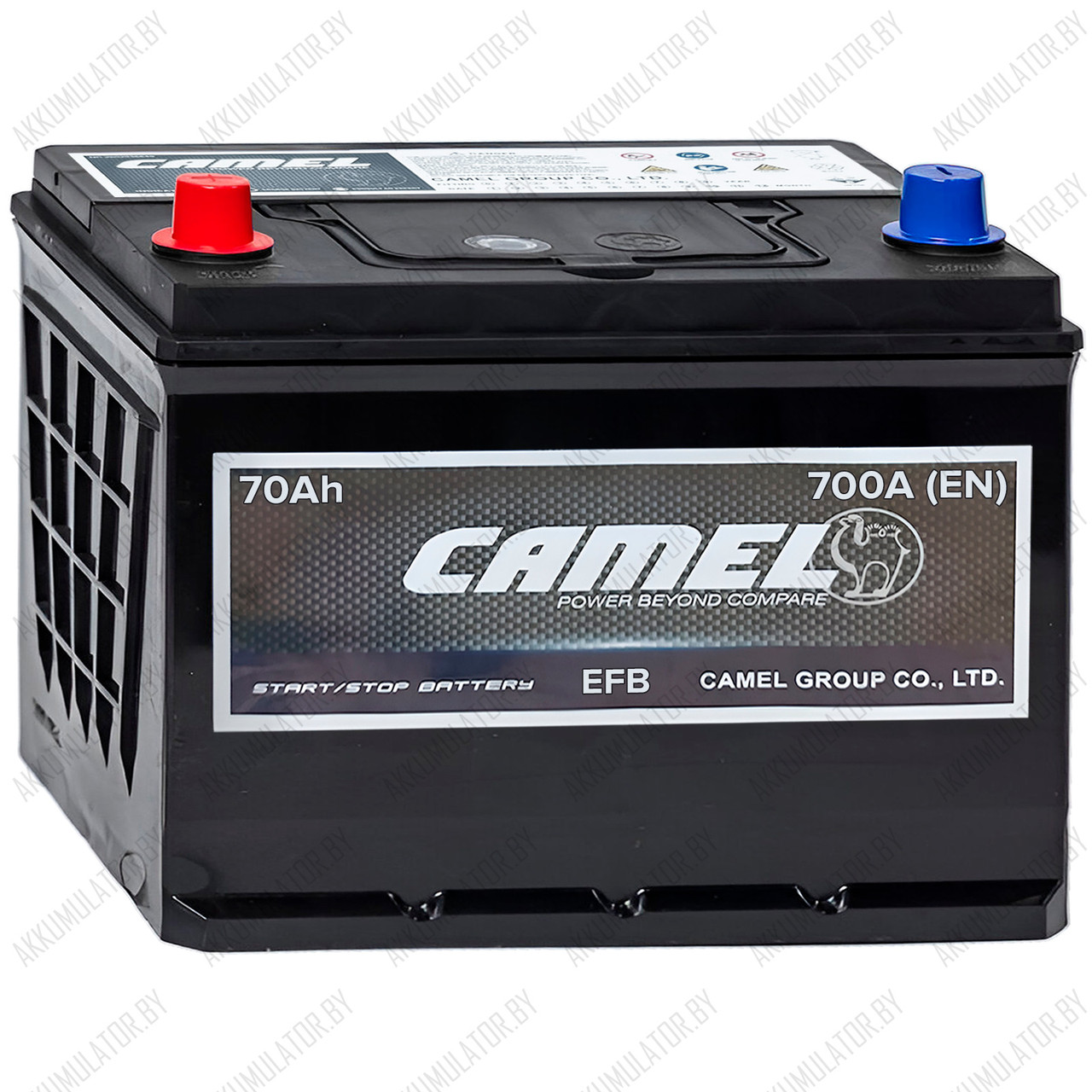 Аккумулятор Camel Asia EFB / 70Ah / 700А / Прямая полярность - фото 1 - id-p223025515