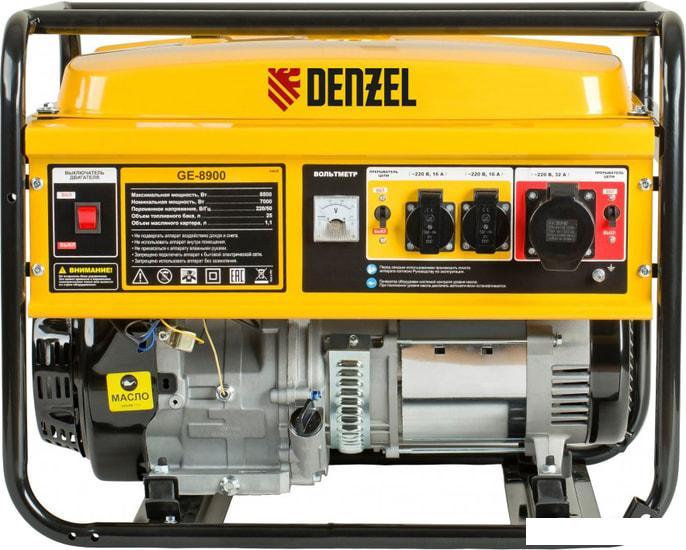 Бензиновый генератор Denzel GE 8900 - фото 1 - id-p222830733