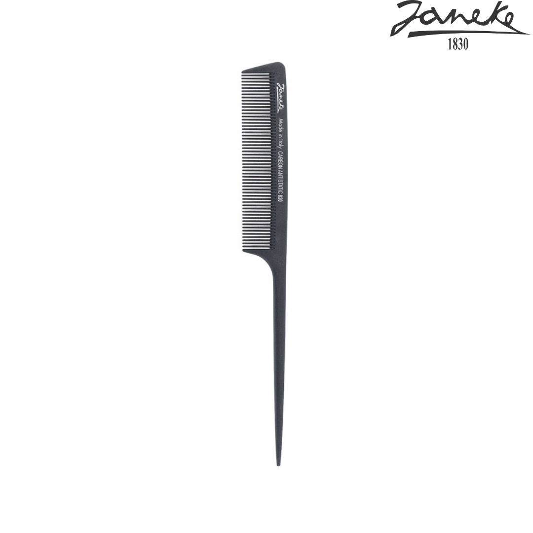 Расческа из карбона Janeke Long Tail Comb - фото 1 - id-p223025635