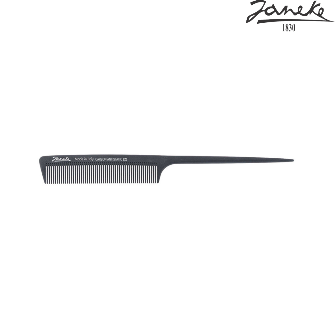 Расческа из карбона Janeke Long Tail Comb - фото 2 - id-p223025635