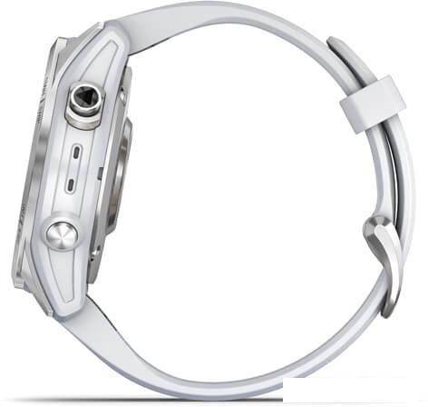 Умные часы Garmin Fenix 7S 42 мм (серебристый/белый) - фото 2 - id-p222830941