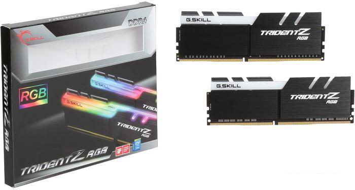 Оперативная память G.Skill Trident Z RGB 2x16GB DDR4 PC4-32000 F4-4000C18D-32GTZR, фото 2