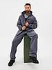 Костюм деми HUNTSMAN Никс ЛЮКС -5°C цвет Серый ткань Alova Windblock, фото 5