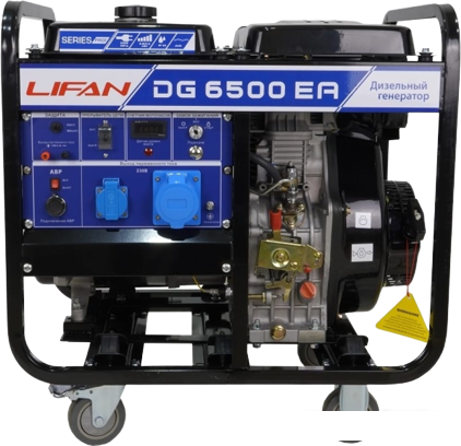 Дизельный генератор Lifan DG6500EA - фото 1 - id-p222831329