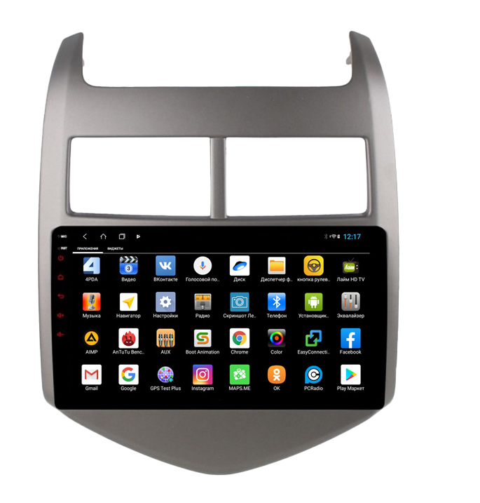 Штатная магнитола Parafar для Chevrolet Aveo 2011-2014 на Android 12 (4/64Gb + 4G)