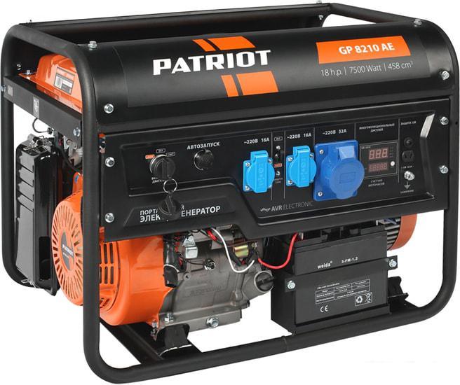 Бензиновый генератор Patriot GP 8210AE - фото 1 - id-p222785842