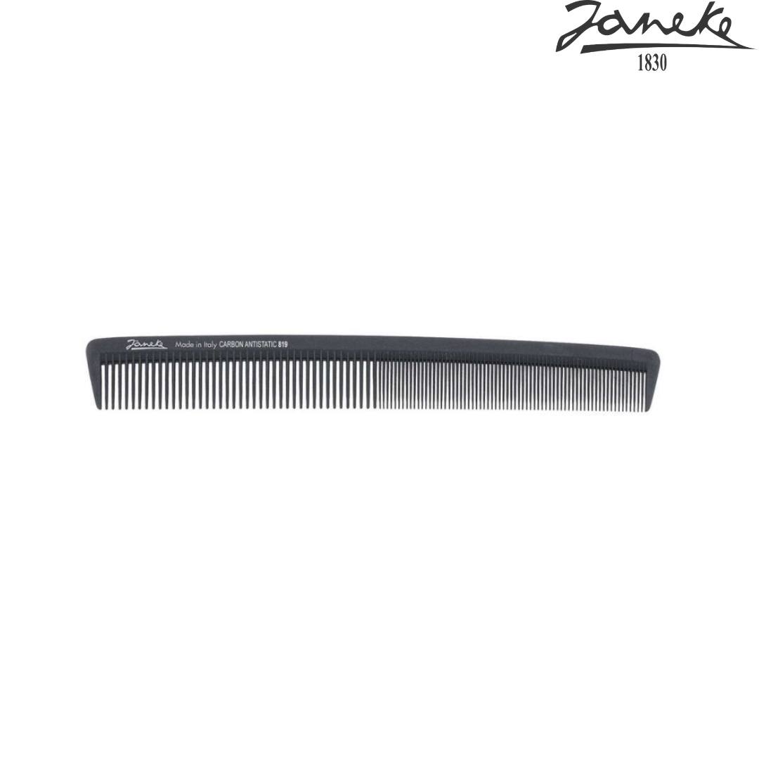 Расческа комбинированная из карбона Janeke Flexible Cutting Comb - фото 2 - id-p223025863