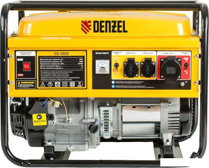 Бензиновый генератор Denzel GE 6900 - фото 1 - id-p222785880