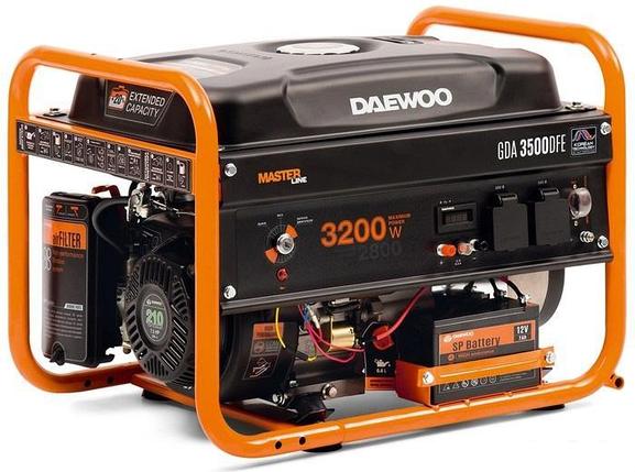 Газовый генератор Daewoo Power GDA 3500DFE, фото 2