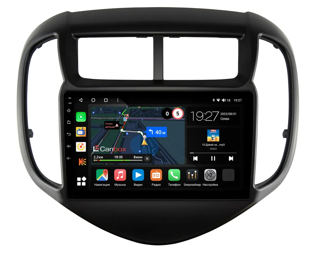 Татная магнитола Chevrolet Aveo 3 (2016-2022) Canbox на Android 10 (4G-SIM, 2/32, DSP, QLed)