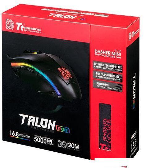 Игровая мышь Thermaltake Talon Elite RGB MO-TER-WDOTBK-01 - фото 7 - id-p222831442