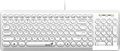 Клавиатура Genius SlimStar Q200 (белый)