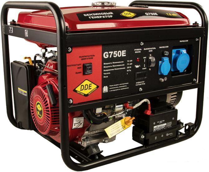 Бензиновый генератор DDE G750E - фото 1 - id-p222786040