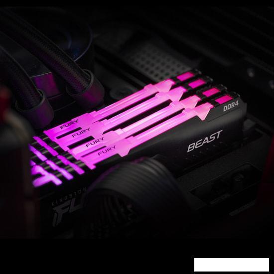 Оперативная память Kingston FURY Beast RGB 2x8ГБ DDR4 3600МГц KF436C17BB2AK2/16 - фото 10 - id-p222882928