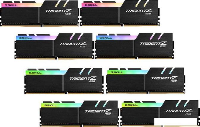 Оперативная память G.Skill Trident Z RGB 8x8GB DDR4 PC4-32000 F4-4000C18D-64GTZR, фото 2