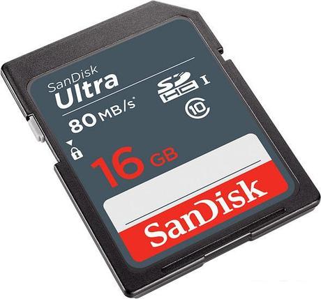 Карта памяти SanDisk Ultra SDHC SDSDUNS-016G-GN3IN 16GB, фото 2