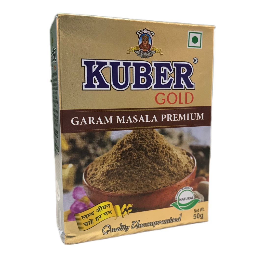 Универсальная смесь специй Гарам Масала Премиум Garam Masala Premium KUBER GOLD, 50 гр.