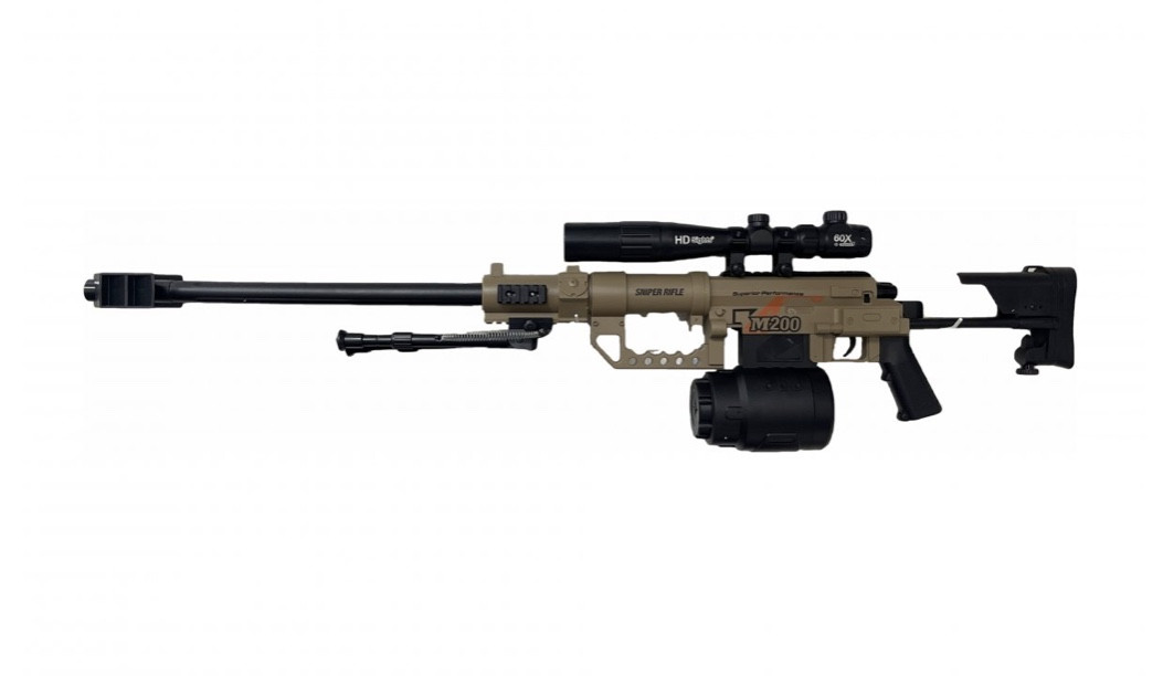 Детская Cнайперская винтовка М200 аккумулятор на орбизах 120 см!! - фото 1 - id-p223026204