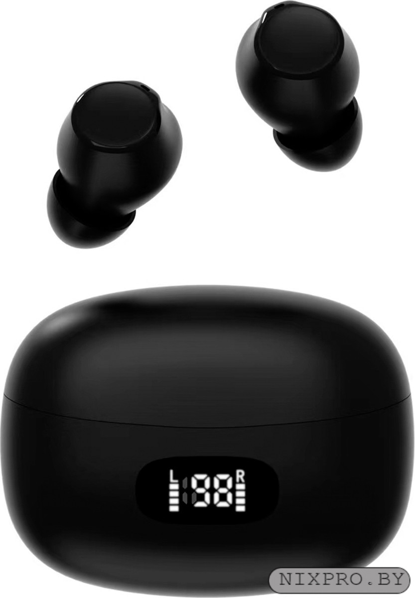 Беспроводные наушники Venso VT-408 (черные) (внутриканальные, портативные, Bluetooth 5.1, 10-25000 Гц, время - фото 1 - id-p197878523