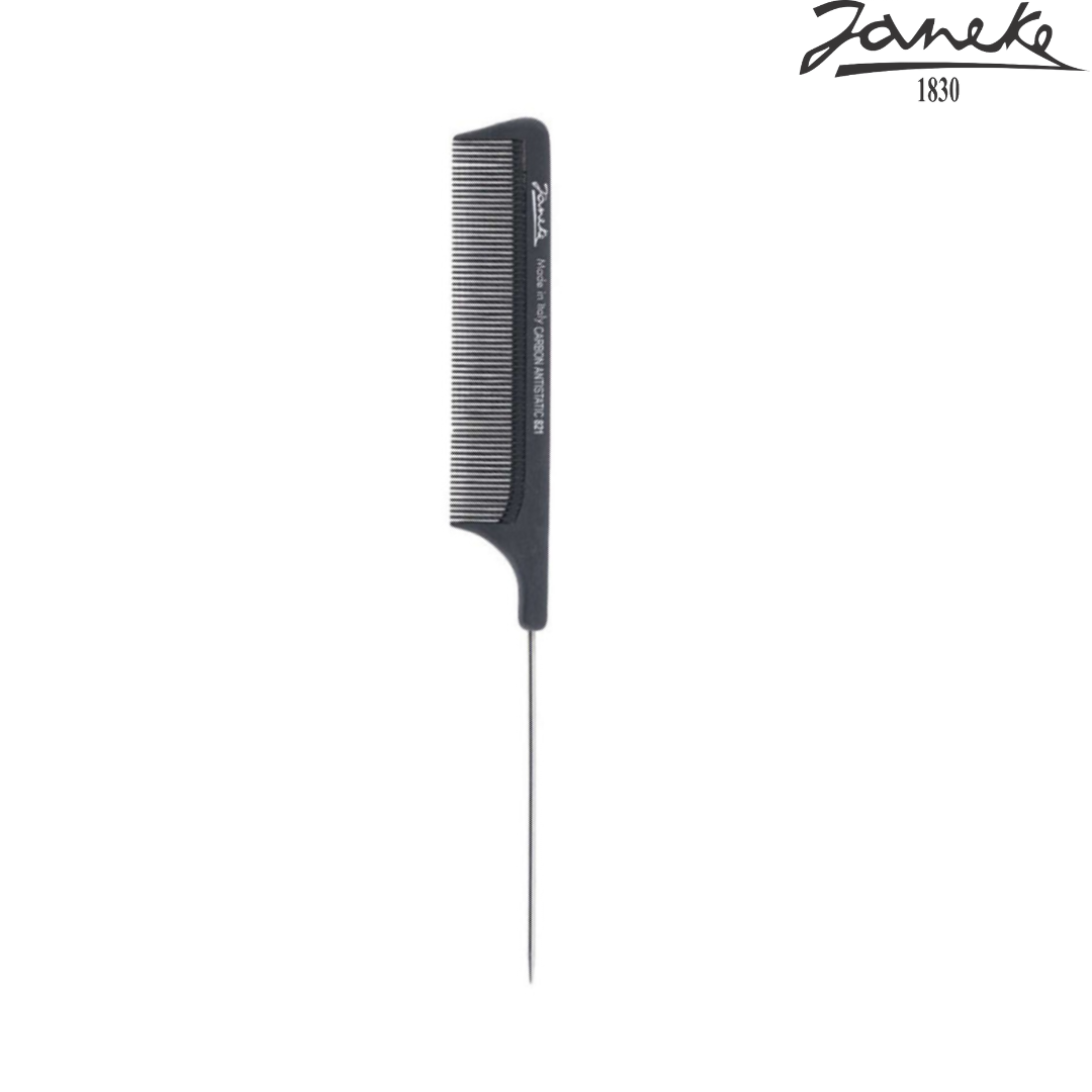 Расческа из карбона Janeke Long Tail Comb - фото 1 - id-p223029489