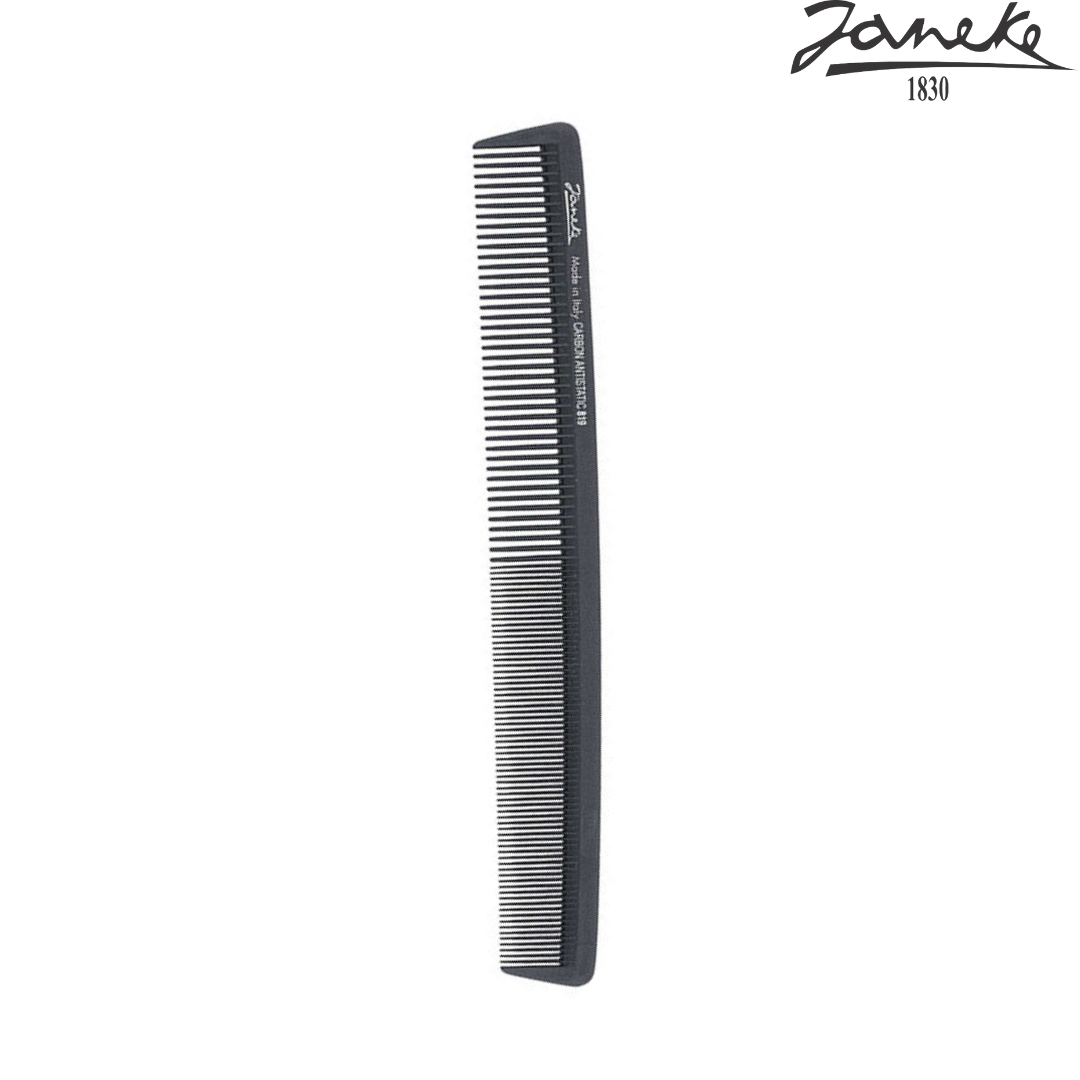 Расческа из карбона Janeke Wide and Thick Teeth Waving Comb