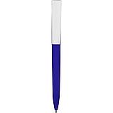 Ручка шариковая автоматическая "Zorro", 0.7 мм, синий, белый, стерж. синий, фото 2