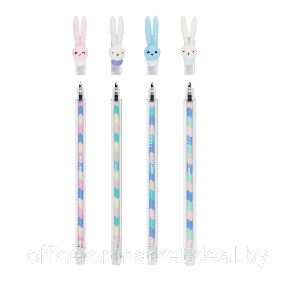 Ручка шариковая "Ice Cream Rabbit", 0,7 мм, ассорти, стерж. синий - фото 1 - id-p223026583