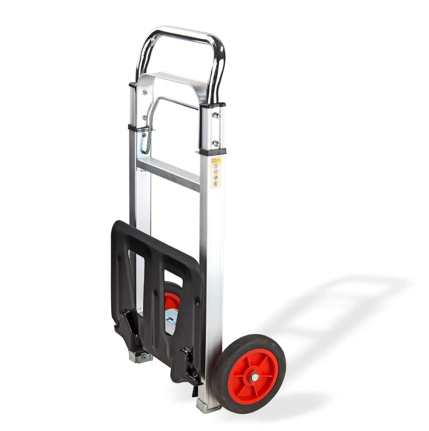 Тележка багажная с телескопической ручкой, складная / Грузоподъемность 100 кг., полиуретановые колеса - фото 8 - id-p223030886