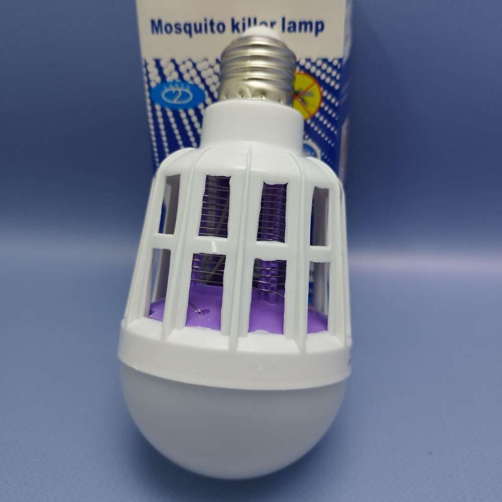 Антимоскитная LED-лампа 2в1 Killer Lamp / Лампочка ночник от насекомых - фото 9 - id-p223030891