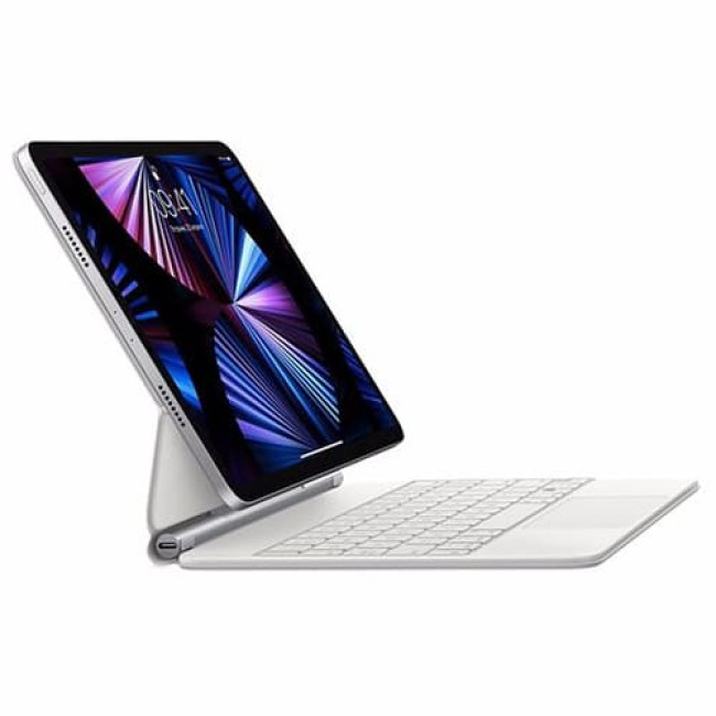 Чехол клавиатура Apple Magic Keyboard для iPad Pro 11" 4-го поколения и iPad Air 5-го поколения MJQJ3 Белый - фото 2 - id-p223030704