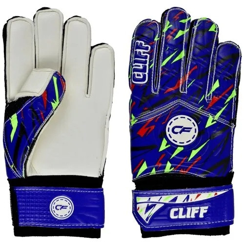 Перчатки вратарские Cliff СS-21030 синие (8) - фото 1 - id-p223030953