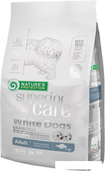 Сухой корм для собак Nature's Protection Superior Care White Dogs GF White Fish Adult Small & Mini 10 кг - фото 1 - id-p222629657