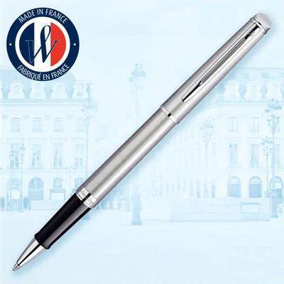 Ручка роллер Waterman Hemisphere (CWS0920450) Steel CT F чернила черн. подар.кор. - фото 2 - id-p221592131