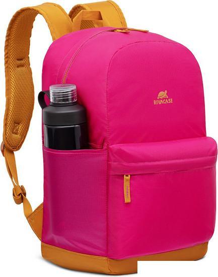Городской рюкзак Rivacase Mestalla 5561 (розовый) - фото 2 - id-p222437336