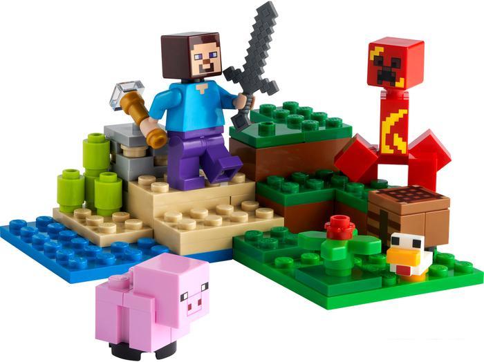 Конструктор LEGO Minecraft 21177 Засада Крипера - фото 2 - id-p222970302