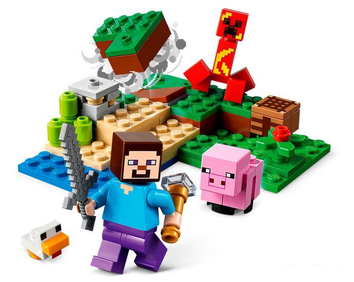 Конструктор LEGO Minecraft 21177 Засада Крипера - фото 3 - id-p222970302