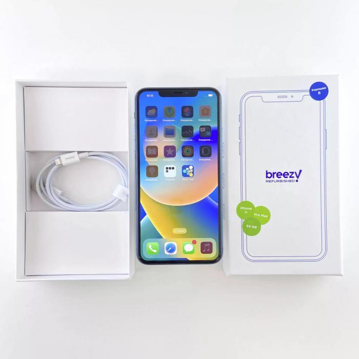 Apple iPhone 11 Pro Max 64 GB Midnight Green (Восстановленный) - фото 1 - id-p222820676