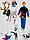 Набор из 3 кукол, снеговик, олень "Холодное сердце" Эльза, Анна, Ханс, Кристофф и Олаф 29 см 	 YXB03, фото 5