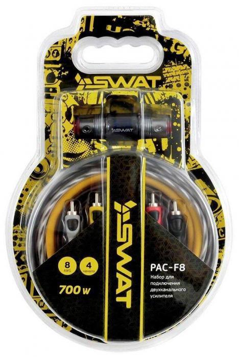 SWAT PAC-T8CU для подключения 2х кан. усилителя, 8Ga, МЕДЬ - фото 10 - id-p223033648